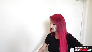 Tattooed slut Demi Rhoades gets fucked hard in POV
