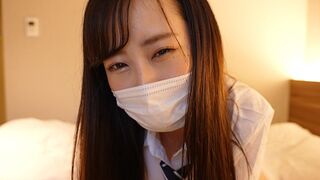 A Japanese girl in a sailor suit is jerking off her new friend in this hot video