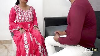 Desi Pari fucks her stepbrother with her juicy Hindi voice