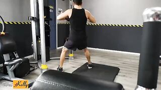 I crushed on my fitness colleague, we fucked in gym restroom