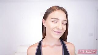 Fit and pretty Ukrainian teen gets fucked hard on casting by Fit18