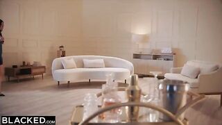 Gorgeous petite Xxlayna craving huge BBC on Blacked