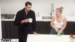 Naughty woman Nicole has anal sex with married men and gets gapped