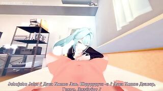 Hentai Genshin Impact with Faruzan and a beautiful girl
