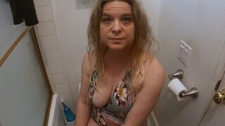 A stepmom helps her stepson to get a sperm sample