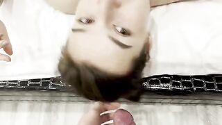 A very nice lady wants to be fucked in all her holes by a strong man