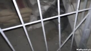 The stalker fucks a flexible girl with a small pussy