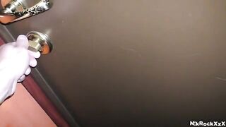 The stalker fucks a flexible girl with a small pussy