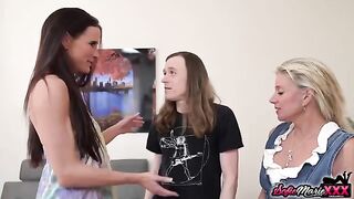 Sofie Marie and Payton Hall share their stepsons in an intense group encounter