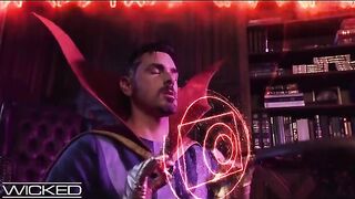 Ms. Marvel has sex with the great Doctor Strange in a parody scene