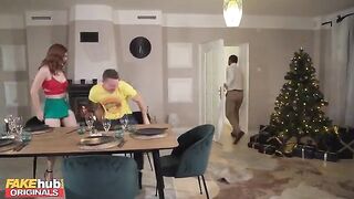 The stepmom served the guy a portion of candied nuts at Thanksgiving