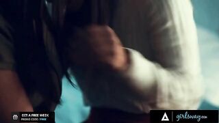 Nuns Alina Lopez and Kendra Spade engage in passionate acts