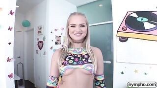 Nympho Harley King gets her pussy and mouth full of cock