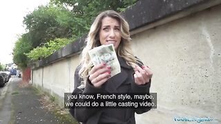 Hot French teacher seduced the agent with her irresistible charm