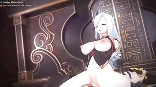A compilation of animated Genshin Impact girls getting fucked until they cum