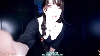 Xavier stuffed the pussy of cosplay Wednesday Addams with his big cock