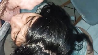 He asked me to give him my cock and I filled his ortho with milk