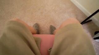 Horny step sister thought I was her BF at the Glory Hole