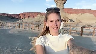 My cute GF got messy after sex on cam show