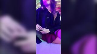 A young and beautiful girl is selling her body for money on the Cruise