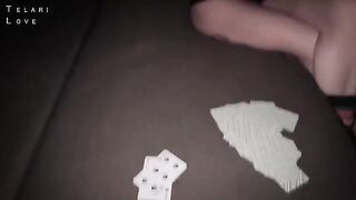 She played cards and got fucked by a luxurious girl