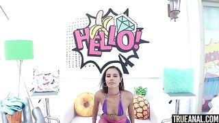 Kylie Le Beau gets her asshole gapped on TrueAnal