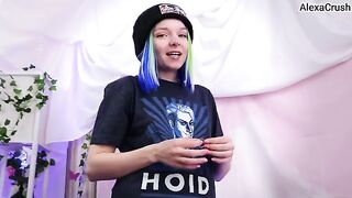 Your roommate makes you cum, it's not polite to use toilet without washing your hands