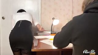 Instead of an exam, the student got fucked by the teacher