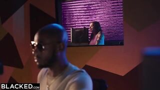 Keisha makes sweet music with a black producer’s huge cock
