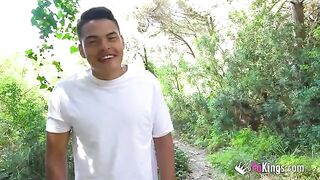 Big assed Korin agrees to outdoor sex date with strangers