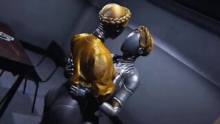 Hearth ballerinas as Futanari Androids getting fucked in an Atomic Heart scene