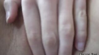 A big-breasted girlfriend has a wet vagina that needs attention