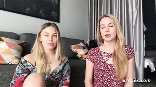 Two hot babes enjoy each other’s pussies in an intimate scene