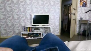The stepson creeps into his steaming-hot stepmom in a taboo scene