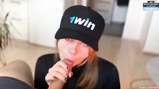 Today you deserve a blowjob, and this hot blonde is here to make it happen!