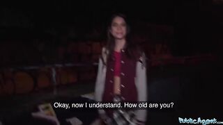 Hot French model makes money by fucking with strangers in public spaces