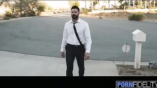 Tattooed MILF Anna Bell Peaks gets fucked hard by the pool in HD