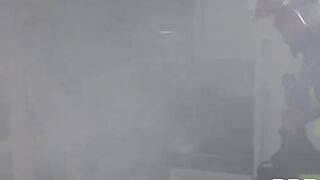Hot Firefighters Fucked Inked Slut Monika Fox in a Spontaneous Orgy Scene