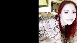 Arietta gets her red head shaved and fucked by a BBC