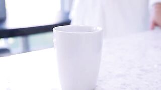 Redhead beauty Lauren Phillips gets passionately taken in the morning