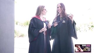 Two mature women fuck like wizards in a steamy step-family scene