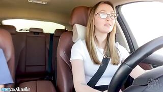 The stepson fucked his beautiful stepmom after driving lessons