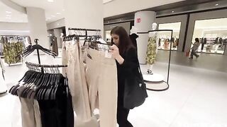 We almost got caught fucking in the dressing room, damn!