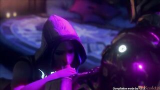 The complete animated porn version of Borderlands, created with Blender software