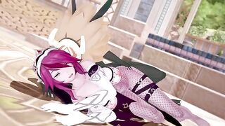 Rosaria's big ass fucked by Hillachurl in Genshin Impact