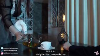 The Lord and his Clumsy Maid - MollyRedWolf's big tits action