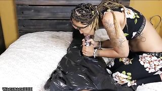 First Time Performance - A Sloppy BJ Scene With a Handjob Twist