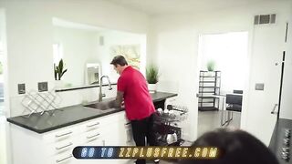 Emily Willis seduces Keiran Lee, begging for his impressive cock in her tight ass