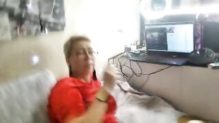 The first time they had sex in a long time, with a hot Russian milf