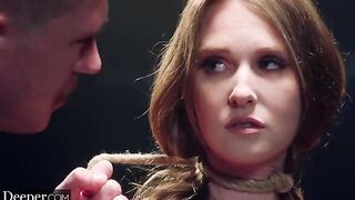 Ashley Lane explores her anal kinks and rope bondage with intense passion